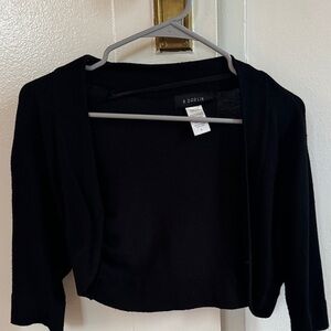 B Darlin Women's Elegant Black Shrug